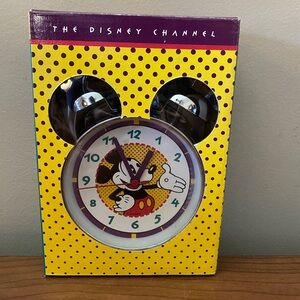 Disney Channel Mickey Mouse Double Bell Alarm Clock NEW IN BOX